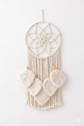 Macrame Dream Catcher Wall Hanging | Cotton Rope Dreamcatcher | Large 36 x 14 Inch Wall Decor | Bedroom Living Room Decor |Birthday Gift