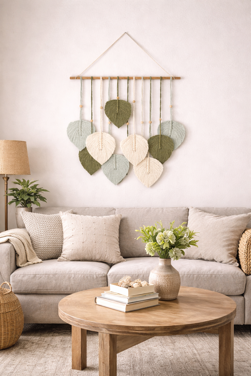 Handmade Boho Macrame Wall Hanging | Cotton Wall Decor