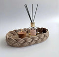 Handcrafted Wooden Decorative Tray | Boho Serving Tray | Rustic Coffee Table Organizer | Farmhouse Kitchen Decor | Entryway catchall tray