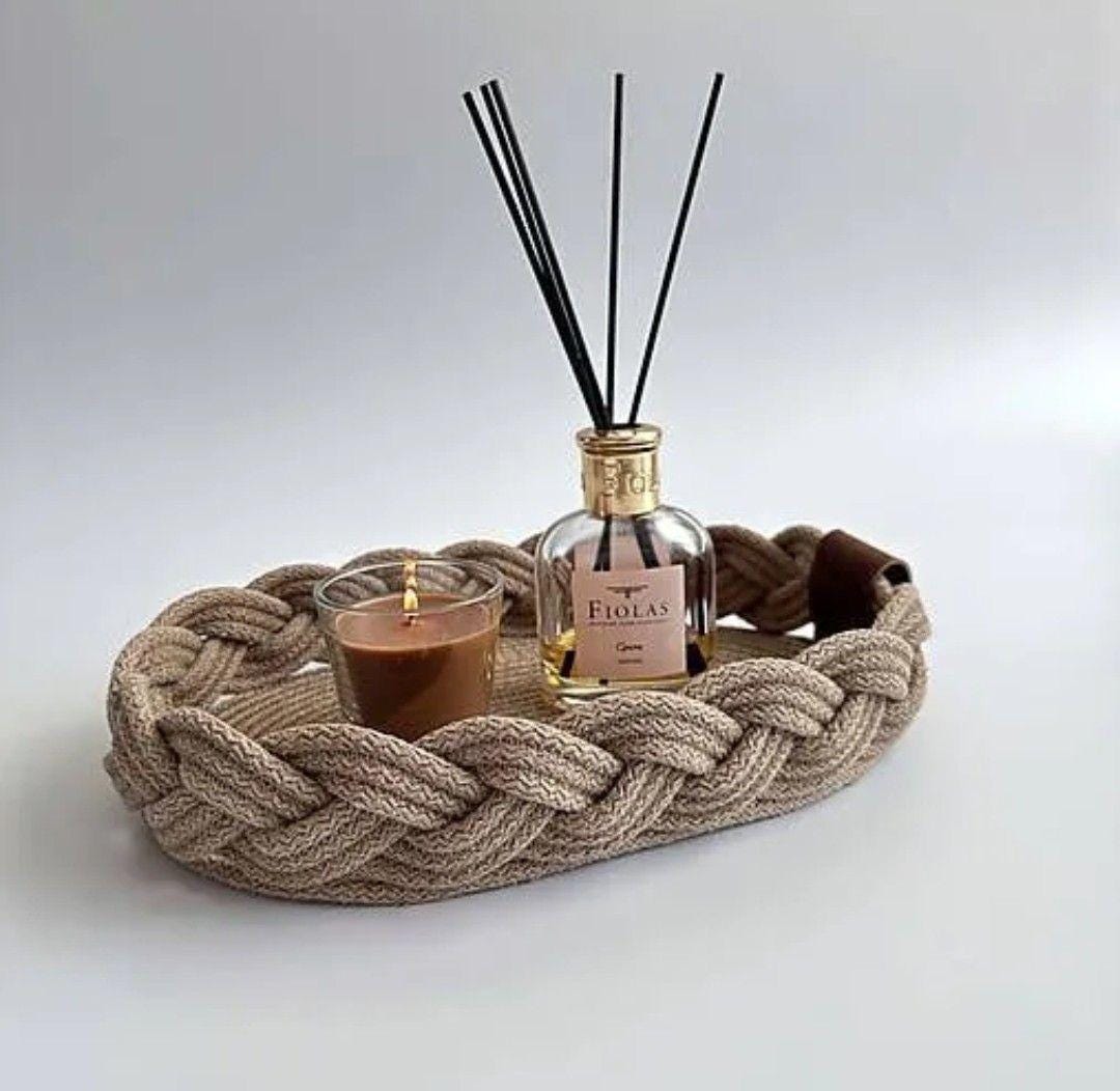Handcrafted Wooden Decorative Tray | Boho Serving Tray | Rustic Coffee Table Organizer | Farmhouse Kitchen Decor | Entryway catchall tray